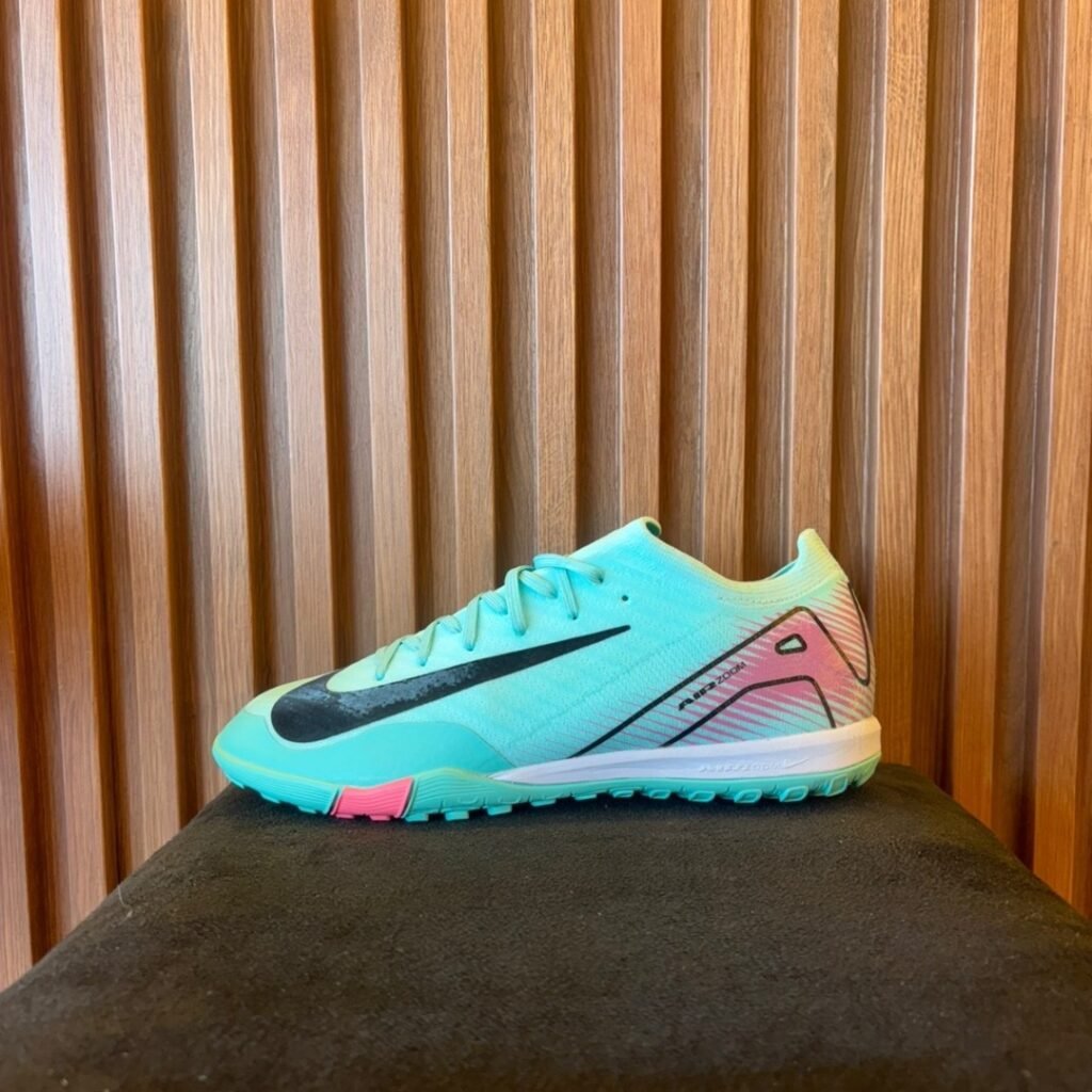 Nike Air Zoom Mercurial Vapor 16 Pro Turquesa-Verde Água-Rosa