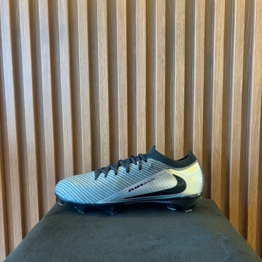 Nike Air Zoom Mercurial Vapor 16 Elite FG preto e prata